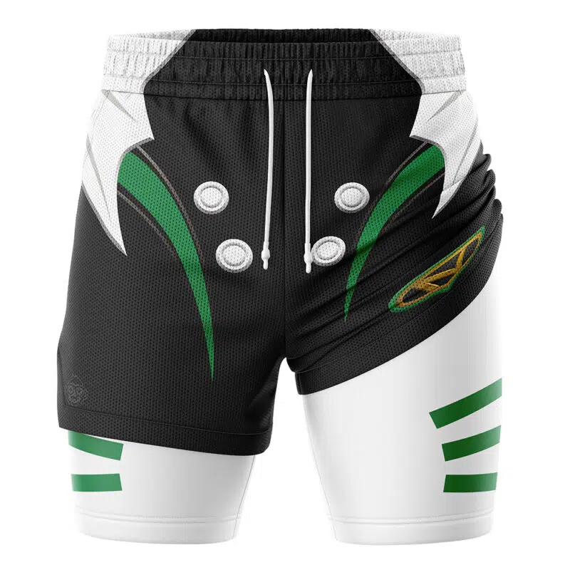 Green Psycho Ranger Power Rangers 2-in-1 Performance Shorts - Image 3
