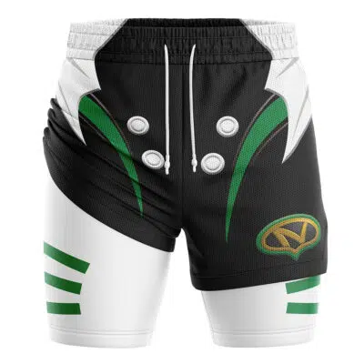 Green Psycho Ranger Power Rangers 2-in-1 Performance Shorts