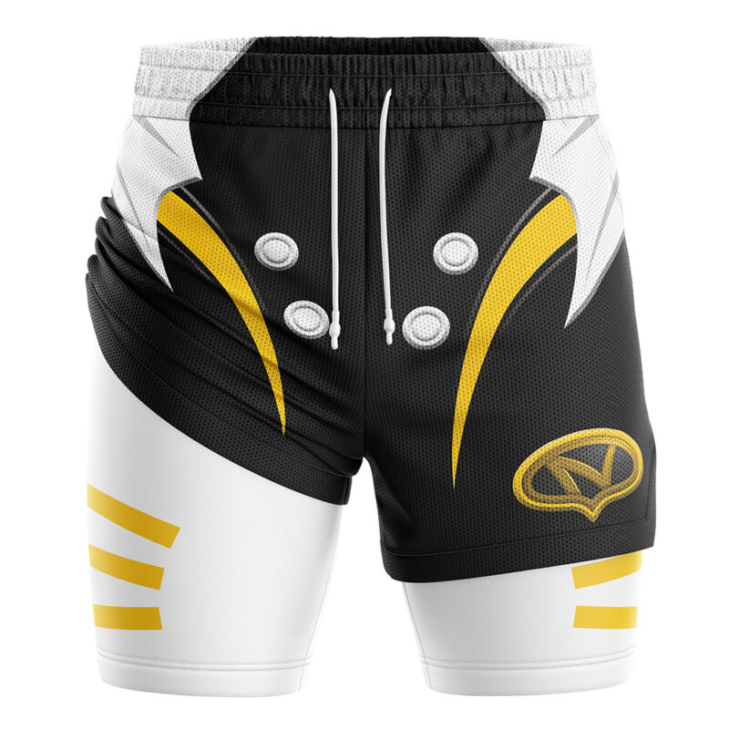 Yellow Psycho Ranger Power Rangers 2-in-1 Performance Shorts
