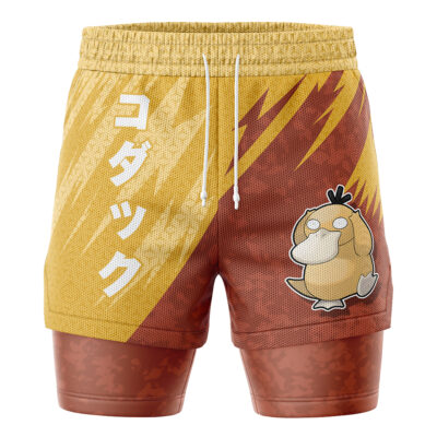 Psyduck Attack V1 Pokemon 2-in-1 Performance Shorts