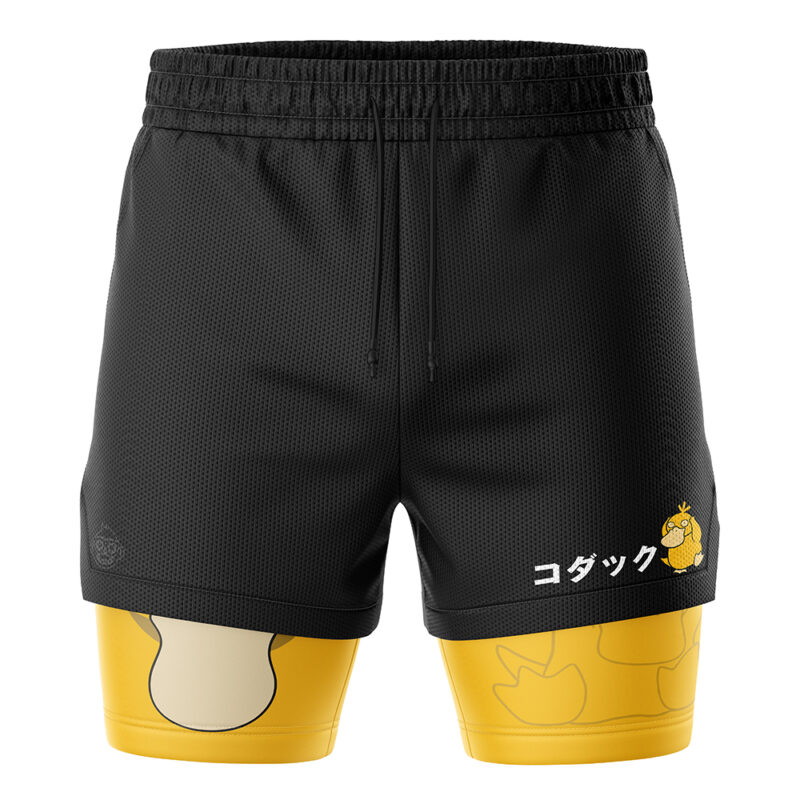 Psyduck V2 Pokemon 2-in-1 Performance Shorts - Image 2