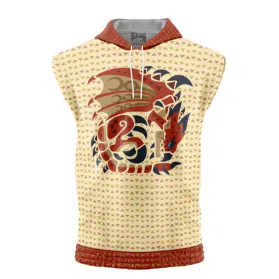 Rathalos Monster Hunter Sleeveless Hoodie