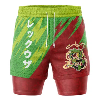 Rayquaza Attack V1 Pokemon 2-in-1 Performance Shorts