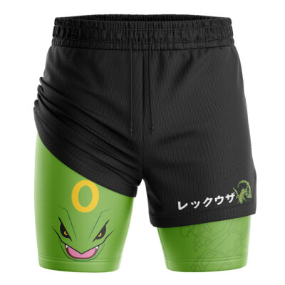 Rayquaza V2 Pokemon 2-in-1 Performance Shorts