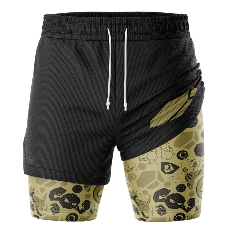 Rock V2 Pokemon 2-in-1 Performance Shorts - Image 3