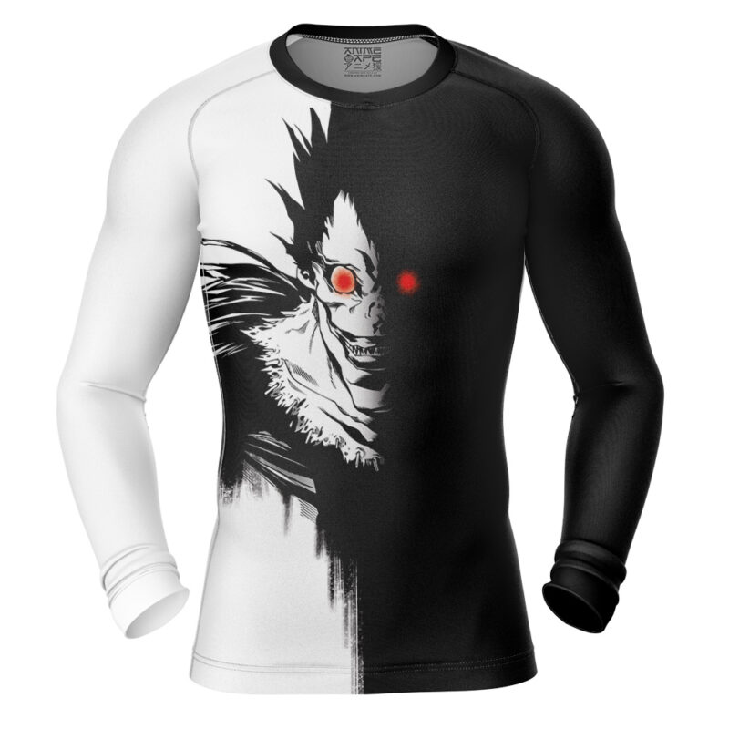 Ryuk Death Note Long Sleeve Rash Guard Compression Shirt
