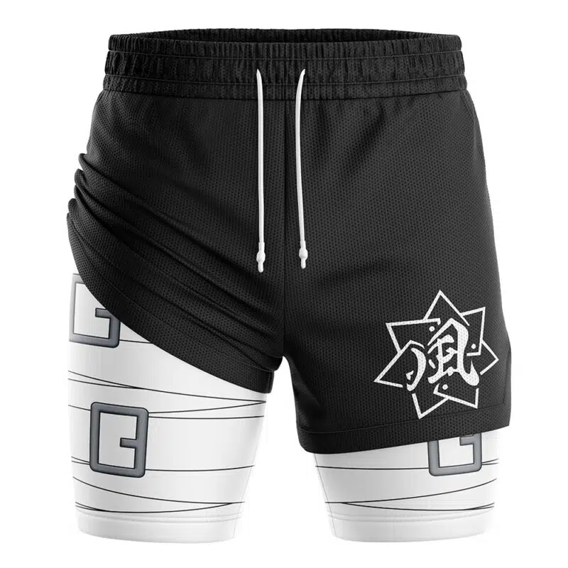 Sanemi Shinazugawa Demon Slayer 2-in-1 Performance Shorts