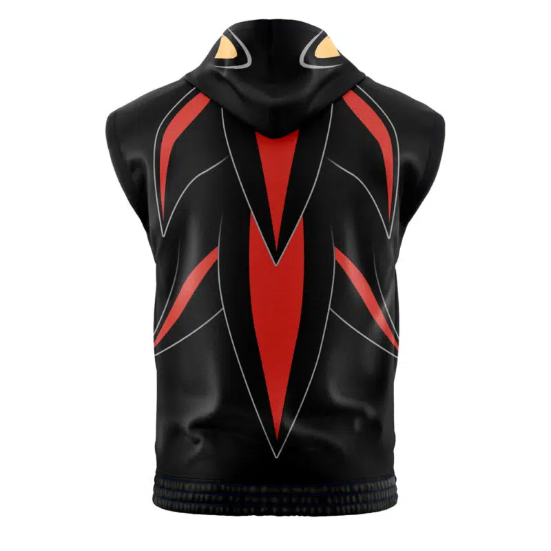 Shadow Sonic The Hedgehog Sleeveless Hoodie