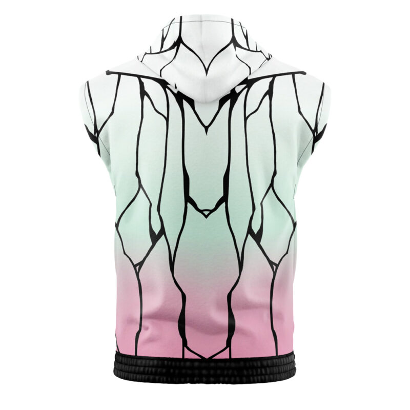 Shinobu Kocho Demon Slayer Sleeveless Hoodie - Image 2