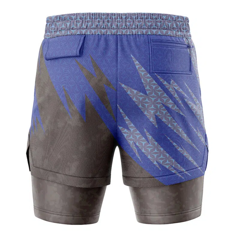 Shiny Umbreon V1 Attack Pokemon 2-in-1 Performance Shorts - Image 4