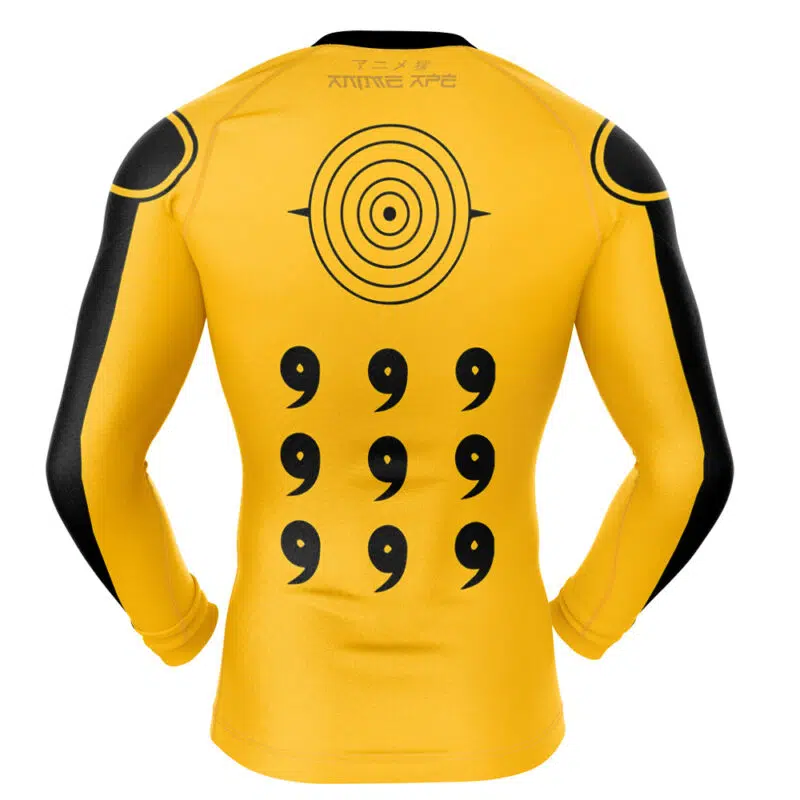 Six Paths Sage Mode Shippuden Long Sleeve Rash Guard Compression Shirt - Image 2