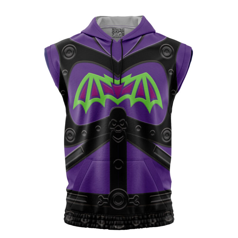 Skeletor Battle Armor Masters Of The Universe Sleeveless Hoodie