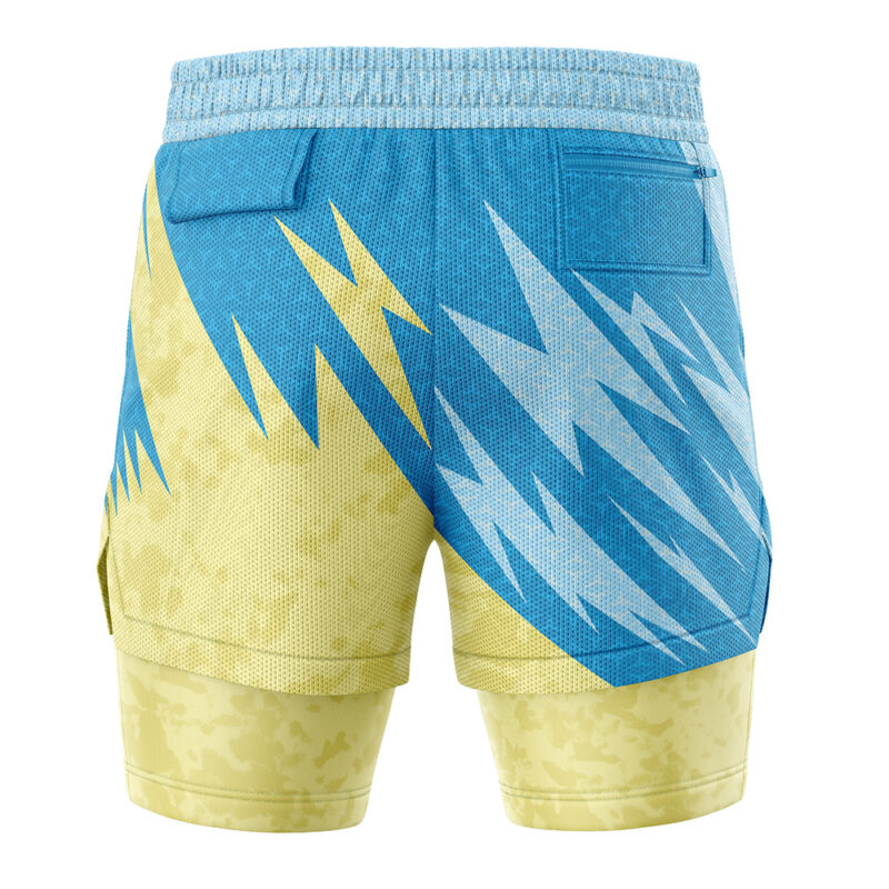 Squirtle Attack V1 Pokemon 2-in-1 Performance Shorts - Image 4