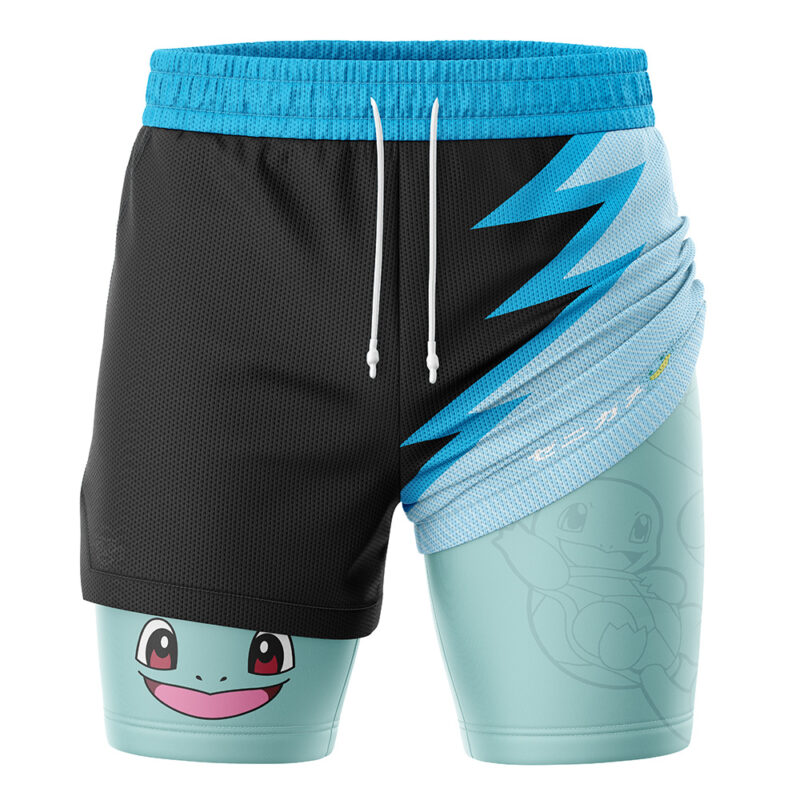 Squirtle Pokemon 2-in-1 Performance Shorts - Image 3