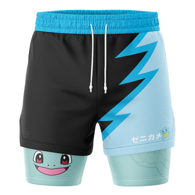 Squirtle Pokemon 2-in-1 Performance Shorts - Image 2