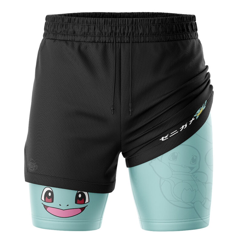 Squirtle V2 Pokemon 2-in-1 Performance Shorts - Image 3