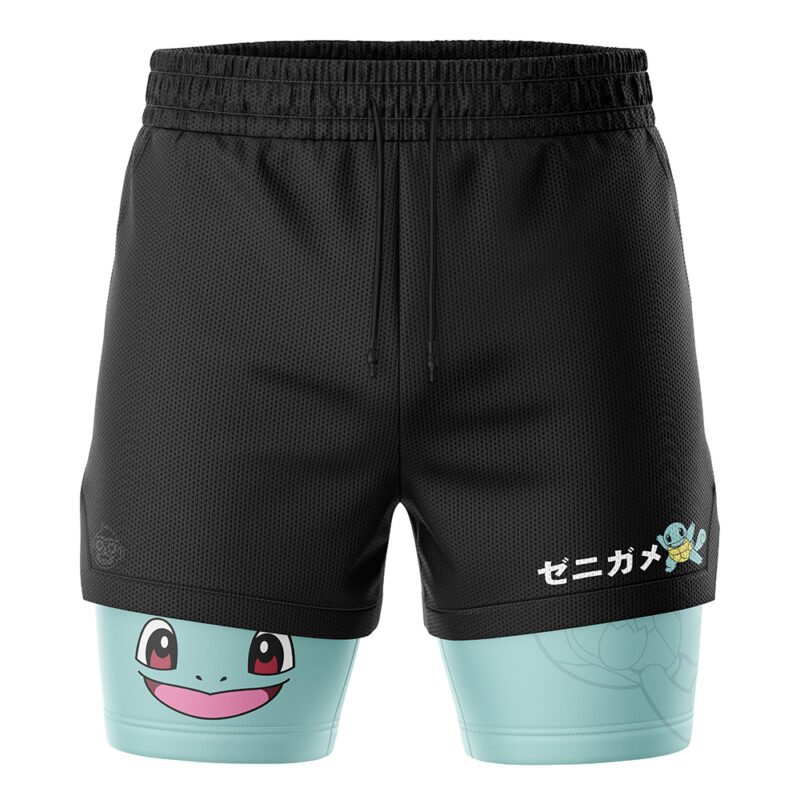 Squirtle V2 Pokemon 2-in-1 Performance Shorts - Image 2