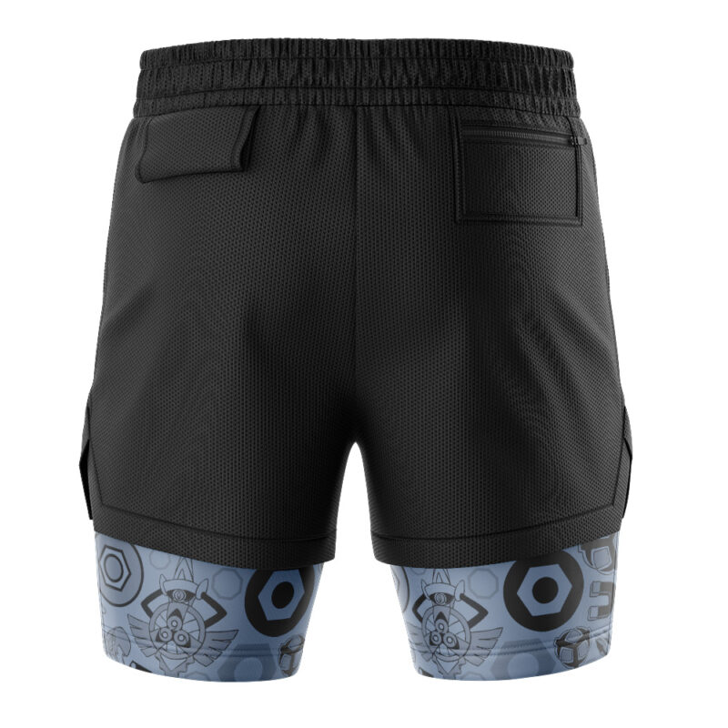Steel V2 Pokemon 2-in-1 Performance Shorts - Image 4