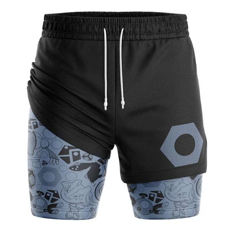 Steel V2 Pokemon 2-in-1 Performance Shorts