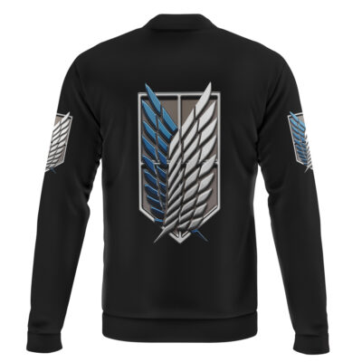 Survey Corps Black Attack On Titan Bomber Jacket