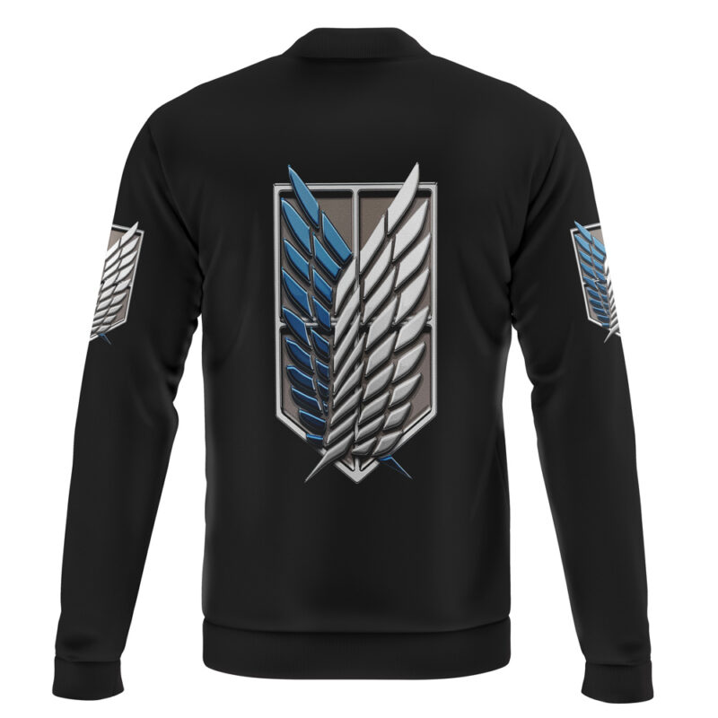 Survey Corps Black Attack On Titan Bomber Jacket