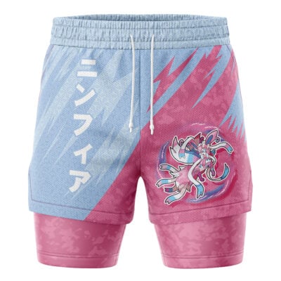 Sylveon Attack V1 Pokemon 2-in-1 Performance Shorts