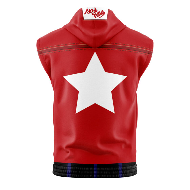 Terry Bogard V2 Fatal Fury Sleeveless Hoodie - Image 2