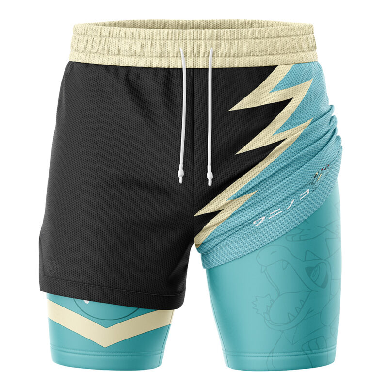 Totodile Pokemon 2-in-1 Performance Shorts - Image 3