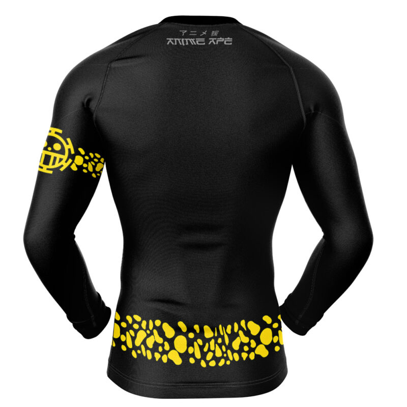 Trafalgar Punk Hazard One Piece Long Sleeve Rash Guard Compression Shirt - Image 2