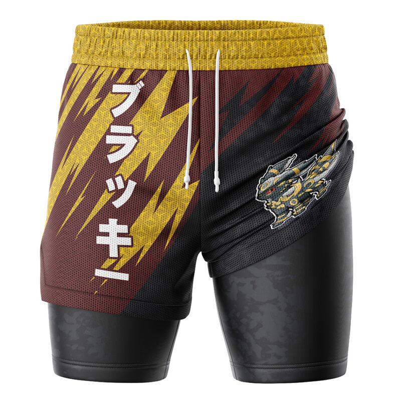 Umbreon Attack V1 Pokemon 2-in-1 Performance Shorts - Image 3