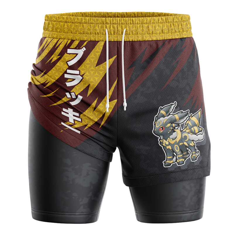 Umbreon Attack V1 Pokemon 2-in-1 Performance Shorts - Image 2