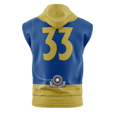 Vault Dweller 33 Fallout Sleeveless Hoodie