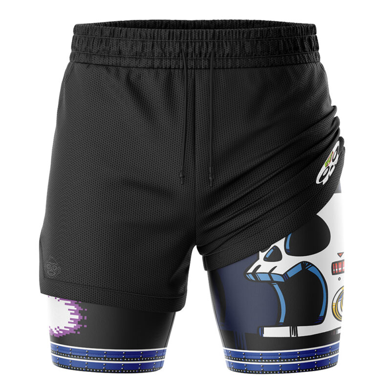 Wily Machine 4 Mega Man 2-in-1 Performance Shorts - Image 3