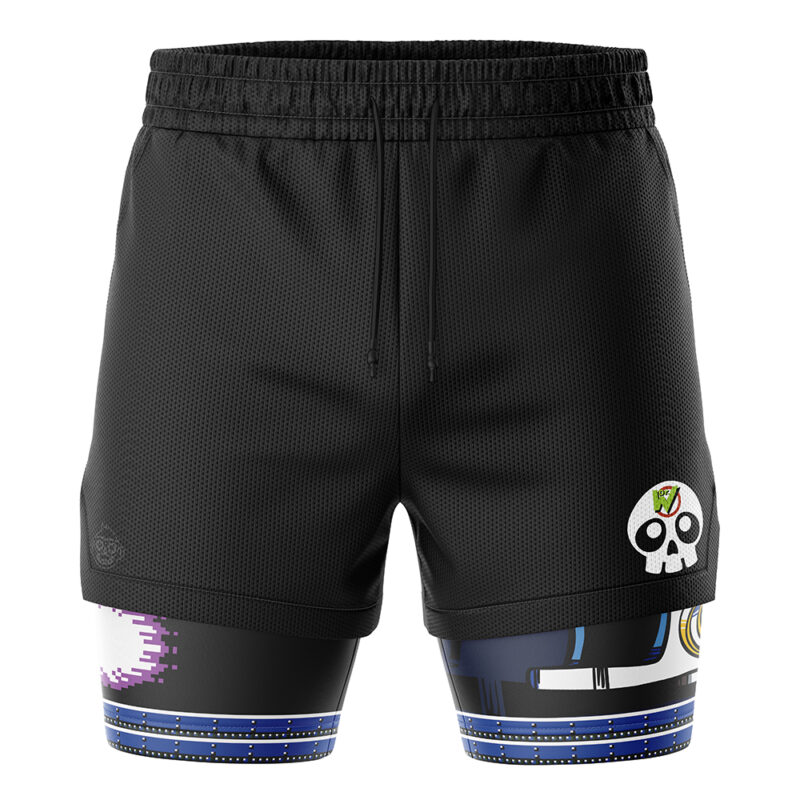 Wily Machine 4 Mega Man 2-in-1 Performance Shorts - Image 2