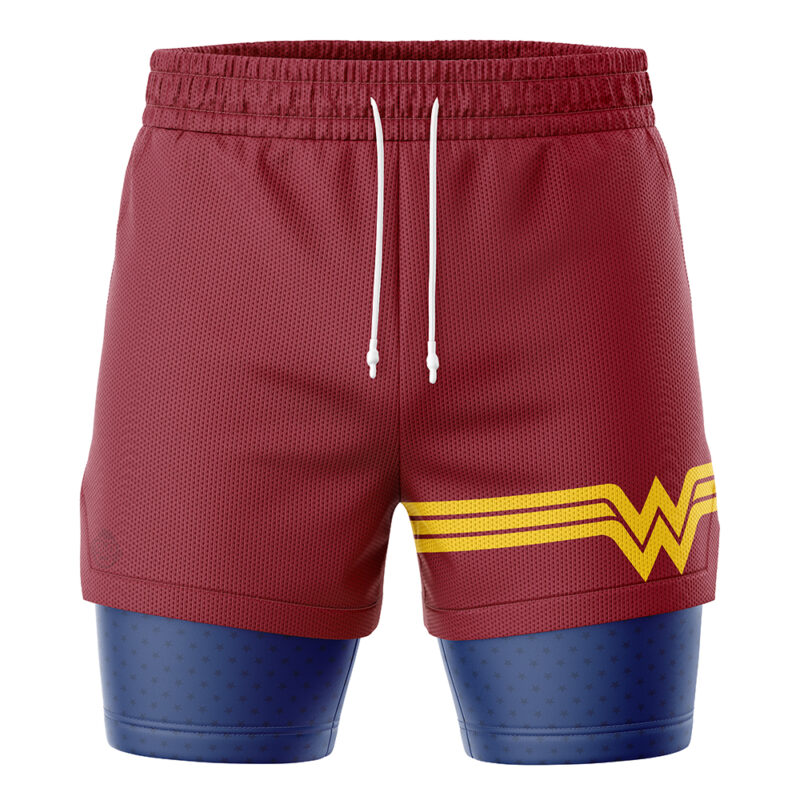 Wonder Woman DC Comics 2-in-1 Performance Shorts - Image 2