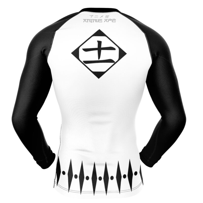 Zaraki Kenpachi Bleach Long Sleeve Rash Guard Compression Shirt - Image 2
