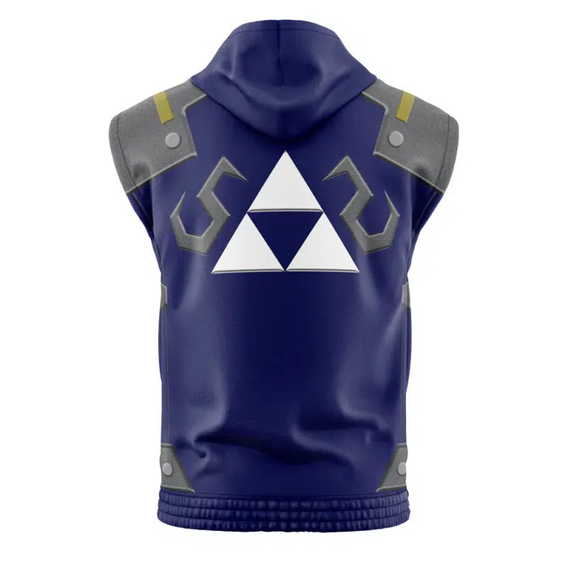 Zelda Shield Style The Legend of Zelda Sleeveless Hoodie - Image 2