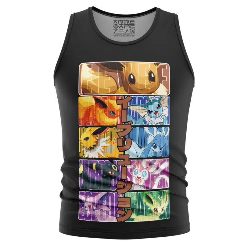 Eeveelution Pokemon Streetwear Tank Top