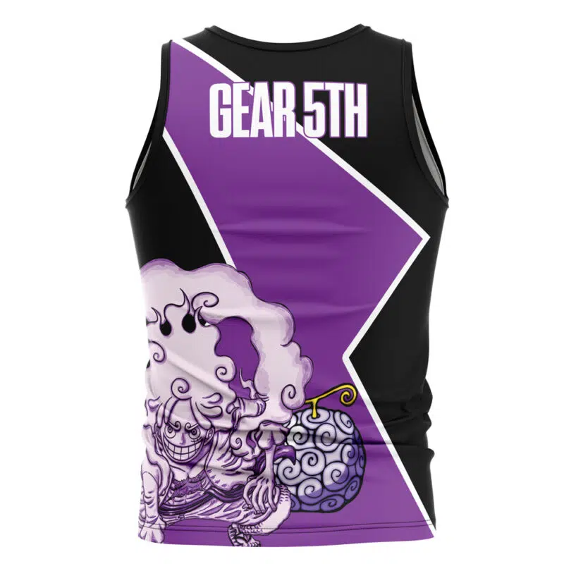Gear 5th Luffy V3 One Piece Streetwear Tank Top - Image 2