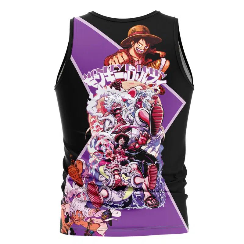 Monkey D. Luffy Gear 5th V4 One Piece Streetwear Tank Top