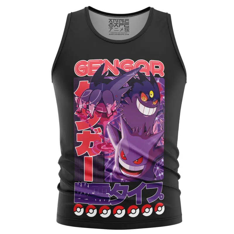 Gengar V2 Pokemon Streetwear Tank Top