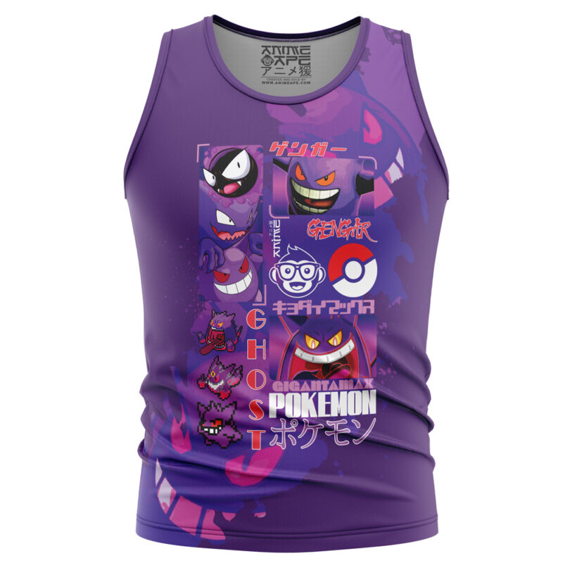 Gengar V5 Pokemon Streetwear Tank Top - Image 2