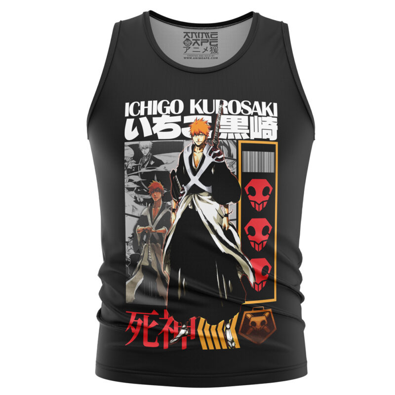 Kurosaki Ichigo TYBWA V2 Bleach Streetwear Tank Top