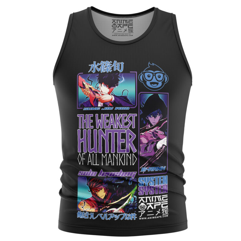 Sung Jinwoo V2 Solo Leveling Streetwear Tank Top - Image 2