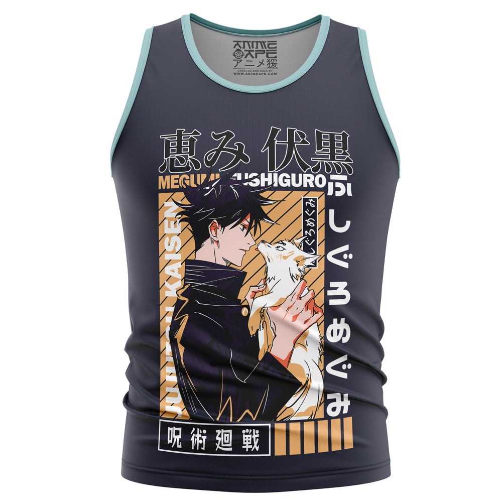 MEGUMI♡ Fushiguro Megumi Jujutsu Kaisen Streetwear Tank Top | Anime Ape