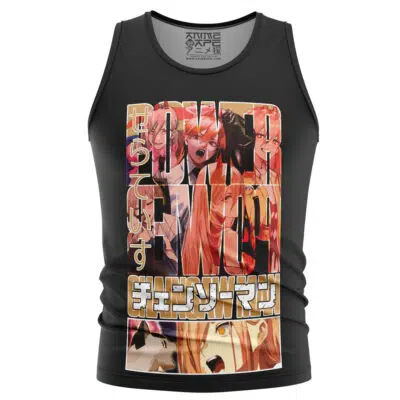 Power Chainsaw Man Streetwear Tank Top