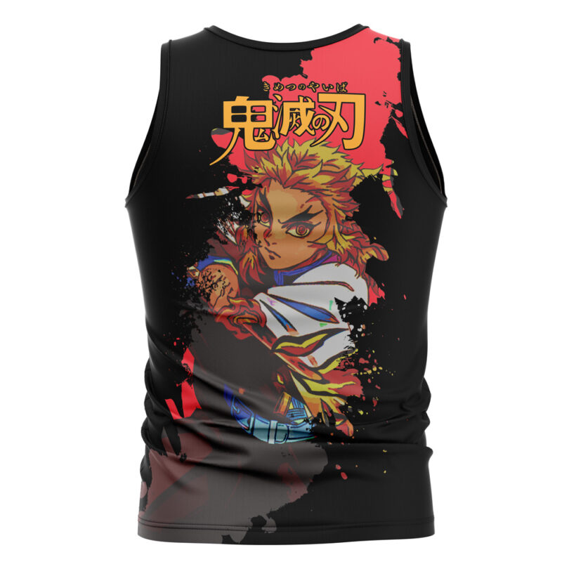 Kyojuro Rengoku Demon Slayer Streetwear Tank Top - Image 2