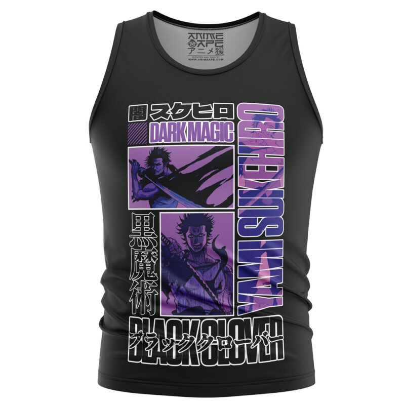 Yami Sukehiro Black Clover Streetwear Tank Top