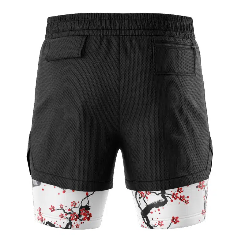 Anya Forger Cherry Blossom Spy X Family 2-in-1 Performance Shorts - Image 4
