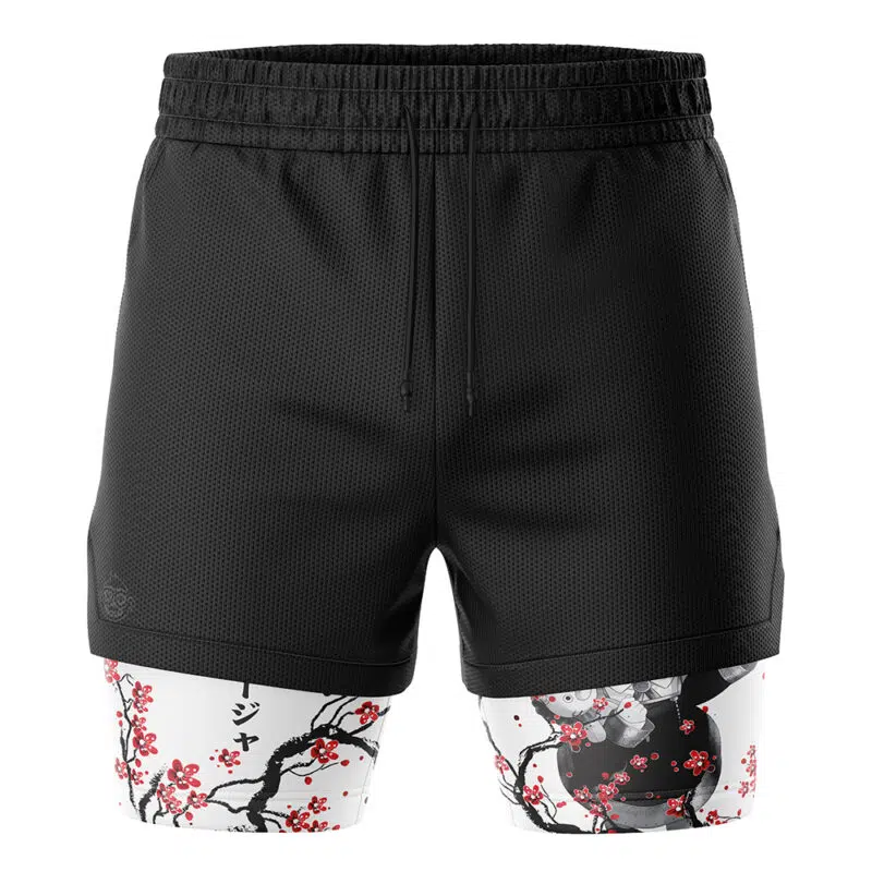 Anya Forger Cherry Blossom Spy X Family 2-in-1 Performance Shorts - Image 2